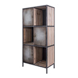 Jayce Rustic Cube Locker Bookcase