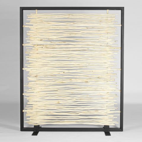 Bleached Driftwood Privacy Screen