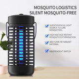 Camkey Bug Zapper, 4000V High Powered Black Hanging Electronic Insect Killer with 15W Mosquito Light Bulb