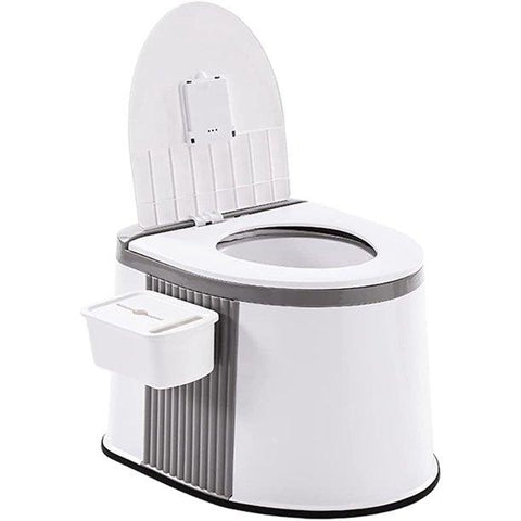 Portable Travel Toilet for Camping and Hiking, Grey