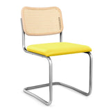 Cesca Armless Chair with Upholstered Seat
