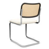 Cesca Armless Chair with Upholstered Seat