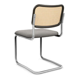 Cesca Armless Chair with Upholstered Seat