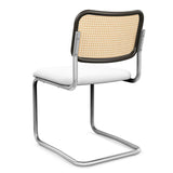 Cesca Armless Chair with Upholstered Seat