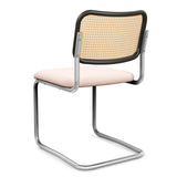 Cesca Armless Chair with Upholstered Seat