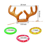 16.5" Inflatable Reindeer Antler Toss Game, 2 Pack