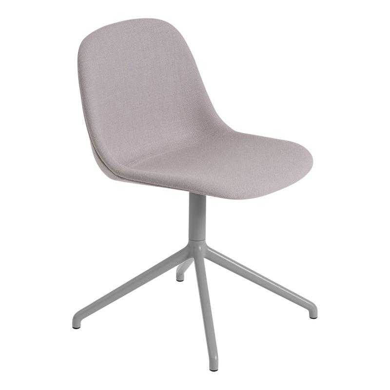 Fiber Upholstered Swivel Side Chair