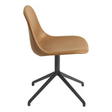 Fiber Upholstered Swivel Side Chair