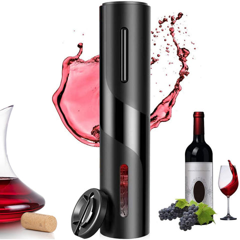 Wine Opener, Electric Bottle Kit with Cutter Pourer Openers Set