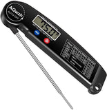 AQwzh PRO TP06 Meat Thermometer, Instant Read Thermometer, Meat Thermometer, Food Thermometer,Candy Thermometer, for Kitchen BBQ Grill Smoker Meat Coffee Oil Milk Yogurt Temperature
