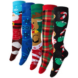Women's Patterned Socks, 5 Pairs
