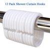 NIUTA Shower Liner, Standard Shower Curtain Liner Fabric 72 x 72 inch Full Size, Hotel Quality, Washable,Water Proof, Bathroom Curtains with Grommets, Dark Blue