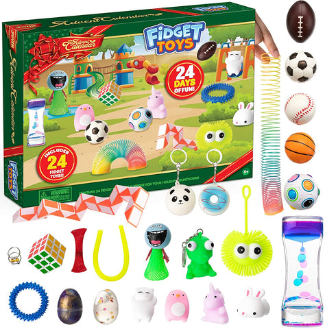 2021 Christmas Advent Calendar with Assorted Fidget Toys