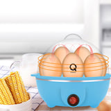 Aqwzh Rapid Egg Cooker Electric for Hard Boiled, Poached, Scrambled Eggs, Omelets, Steamed Vegetables, Seafood, Dumplings, 7 capacity, with Auto Shut Off Feature