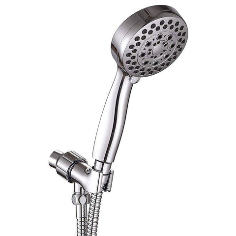 AQwzh High Pressure Shower Head with Pause Mode and Massage Spa, 5 Settings Handheld Sprayer with 61" Stainless Steel Hose, Easy to Install