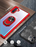 Amuoc Samsung Galaxy Note 10 Case, [ Military Grade ] 15ft. Drop Tested Protective Case | Kickstand | Compatible with Samsung Galaxy Note 10 / Note 10 5G Case -Red