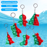 Pop Bubble Keychain,12 pieces