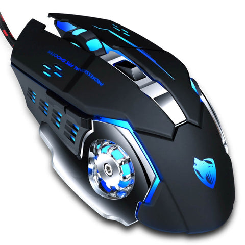 Gaming Mouse Mice Wired LED High Precision Programmable Keys