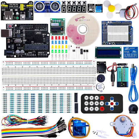 Camkey UNO Project Super Starter Kit with Tutorial and UNO R3 Compatible with Arduino IDE