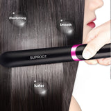 Straightener - 2 in 1 Ceramic Hair Straightener - Titanium Hair Straightener with Dual Voltage