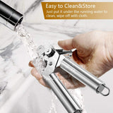 Can Opener, Kitchen Stainless Steel Heavy Duty Can Opener Manual Smooth Edge Durable Food Safe Cut Tool 3-in-1 Tin Beer Jar Bottle Opener Hand Grip