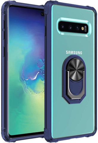 Samsung Galaxy S10 Plus Case, [ Military Grade ] 15ft. Drop Tested Protective Case | Kickstand | Compatible with Samsung Galaxy S10 Plus-Navy Blue