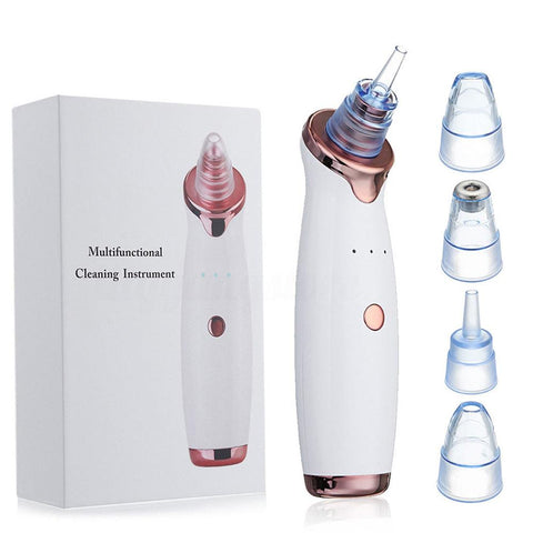 Rechargeable Vacuum Blackhead Remover, White