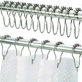 12 Pcs Shower Curtain Hooks