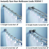 12 Pcs Shower Curtain Hooks