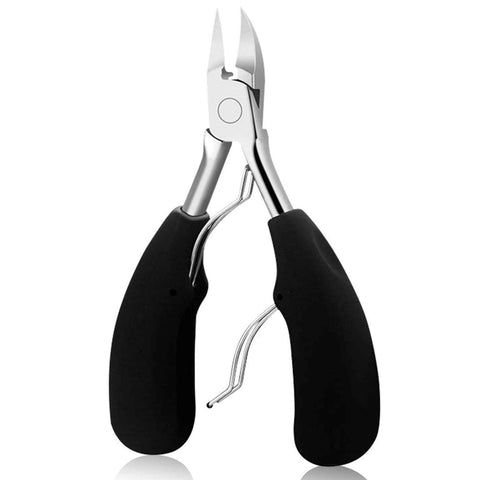 Nail Clippers, Precision Toenail Clippers for Thick or Ingrown Toenails Black