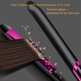 Straightener - 2 in 1 Ceramic Hair Straightener - Titanium Hair Straightener with Dual Voltage