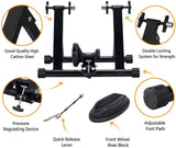 AEDILYS Magnetic Bike Trainer Stand Premium Steel Bike Bicycle Indoor Exercise Bike Stationary Workout Trainer Stand Fits for 26in-28in, 700C Wheels