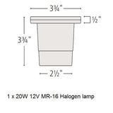 Hardy Island Flat Top Well Light