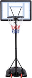 AEDILYS 7.2-9.2ft Basketball Hoop Backboard System Portable Removeable Basketball Hoop & Goals Outdoor/Indoor Adjustable Height Basketball Set for Youth
