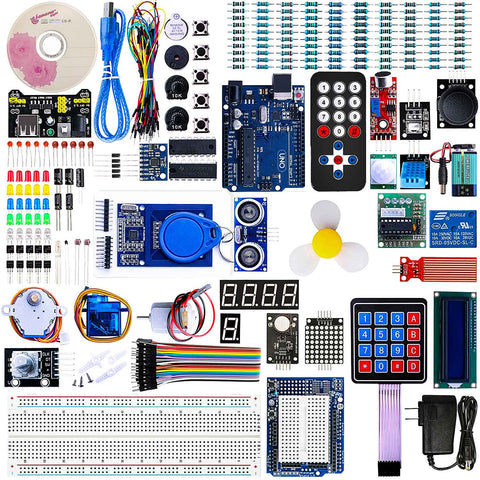 Camkey UNO R3 Project Most Complete Starter Kit w/Tutorial Compatible with Arduino IDE