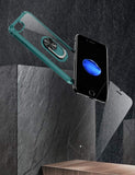 iPhone 7| iPhone 8 Case, [ Military Grade ] with [ Glass Screen Protector] 15ft. Drop Tested Protective Case | Kickstand | Compatible with Apple iPhone 8/ iPhone 7 -Dark Green