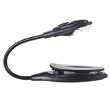 Clip on Book Light for Reading in Bed, LED Reading Light for Books and Kindles, 25 Hour Run Time, Black