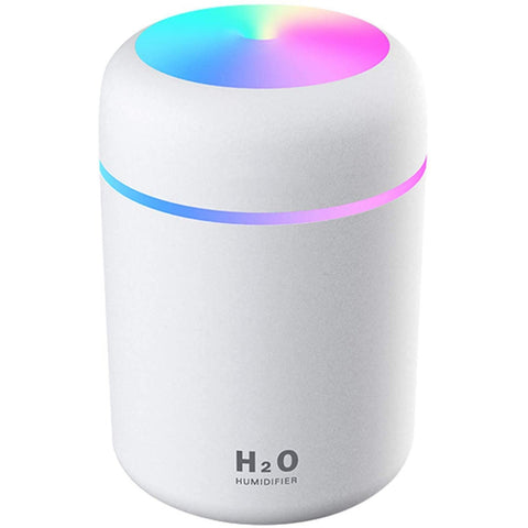 Colorful Cool Mini Humidifier, USB Personal Desktop Humidifier for Car, Office Room, Bedroom,etc. Auto Shut-Off, 2 Mist Modes, Super Quiet.