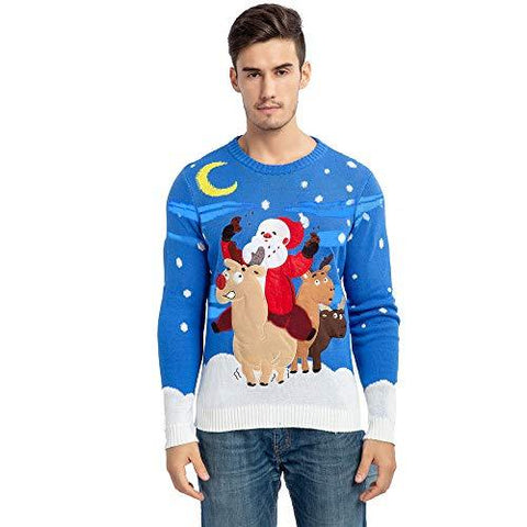 Funny Reindeer Men's Christmas Ugly Sweater