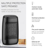 Electric Space Heater, Adjustable Thermostat and Overheat Protection Ceramic Space Heater, Personal Heater with Carrying Handle, Super Fast Heater for Desk, Office, Home, Bedroom