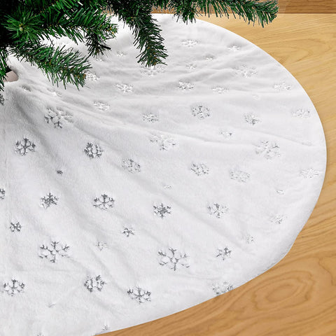 Christmas Sequin Tree Skirt, 48 Inches