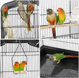 64-inch Open Top Standing Medium Small Parrot Parakeet Bird Cage with Rolling Stand for Lovebirds Finches Canaries Parakeets Cockatiels Budgie Parrotlet Conures Pet Flight Bird Cage Birdcage