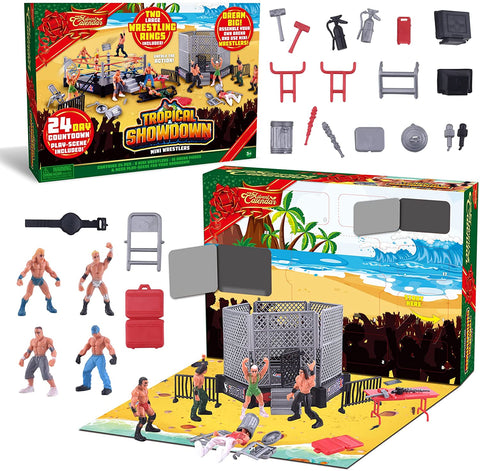 2021 24 Days Advent Calendar Wrestling Toy