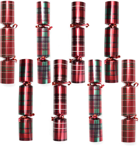 10” Christmas No Snap Party Favor (Plaid)