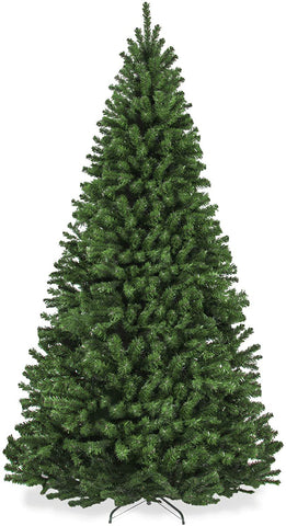 AEDILYS 7.5ft Premium Spruce Artificial Holiday Christmas Tree for Home, Office, Party Decoration w/ 1,346 Branch Tips, Easy Assembly, Metal Hinges & Foldable Base