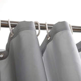 NIUTA Shower Liner, Standard Shower Curtain Liner Fabric 72 x 72 inch Full Size, Hotel Quality, Washable,Water Proof, Bathroom Curtains with Grommets, Grey