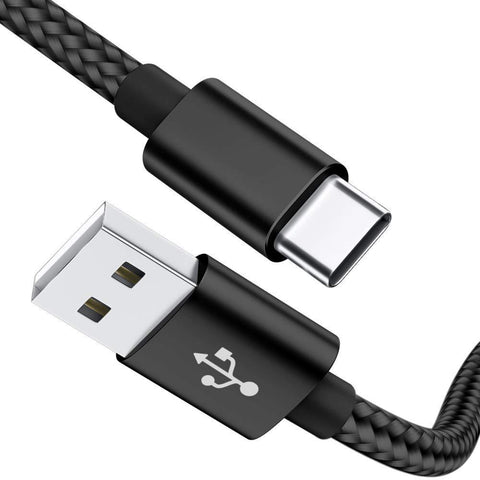 (2 Pack 6.6ft)USB C Cable,USB A to Type C Charger(Black)