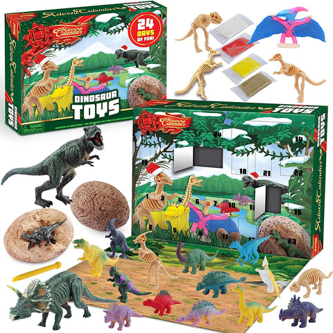 2021 Advent Calendar with Dino Dig and Clay Kit