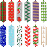 24 Christmas Gift Wrap Ribbon Pull Bows