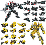 2021 Advent Calendar Robot Construction Vehicles Building Blocks